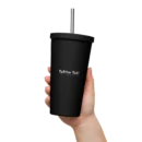 Insulated Tumbler with a Straw