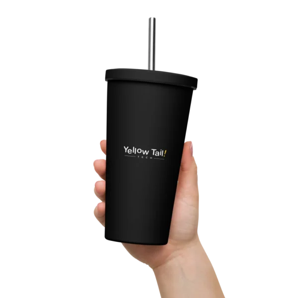 Insulated Tumbler with a Straw - Image 3