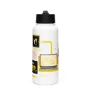 Stainless Steel Water Bottle with a Straw Lid