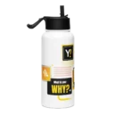 Stainless Steel Water Bottle with a Straw Lid