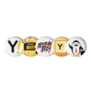 Set of Pin Buttons